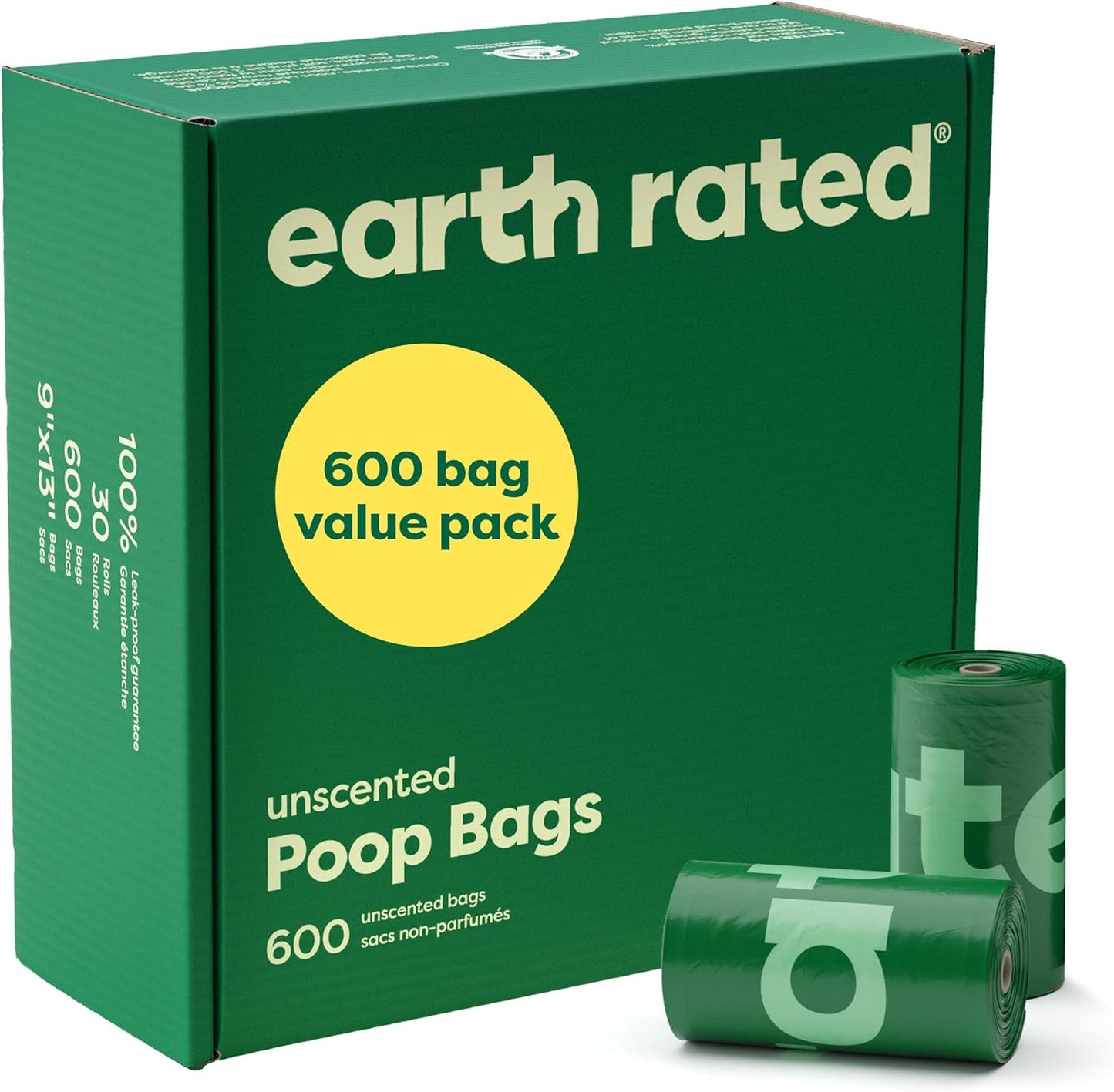 Leak-Proof Lavender Scented Dog Poo Bags - Extra Thick Waste Bag Refill Rolls - 270 Count