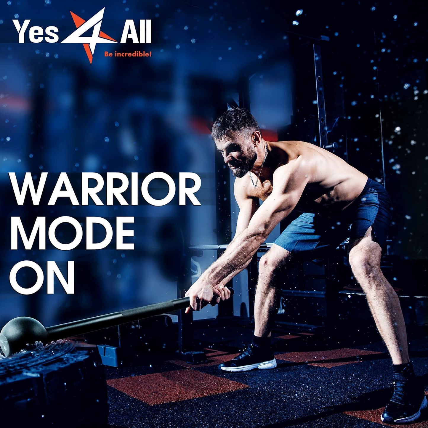 Elevate Your Strength Training with Our Versatile Steel Mace Bell - Perfect for Full Body Workouts, Rehabilitation, and Stretching! Available in 5 to 30 Lbs for All Fitness Levels!