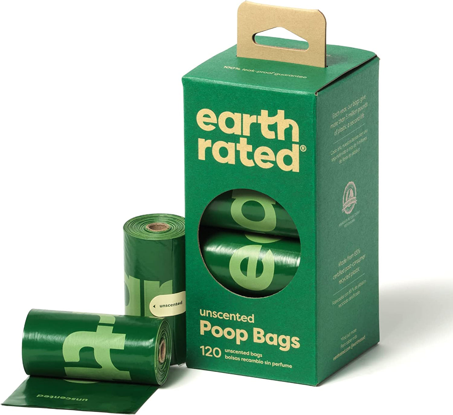 Leak-Proof Lavender Scented Dog Poo Bags - Extra Thick Waste Bag Refill Rolls - 270 Count