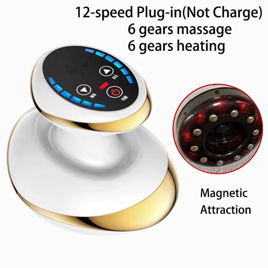 Ultimate Home Electric Gua Sha & Cupping Massage Set - Suction Cup Body Massager for Fat Burning & Anti-Cellulite Treatment