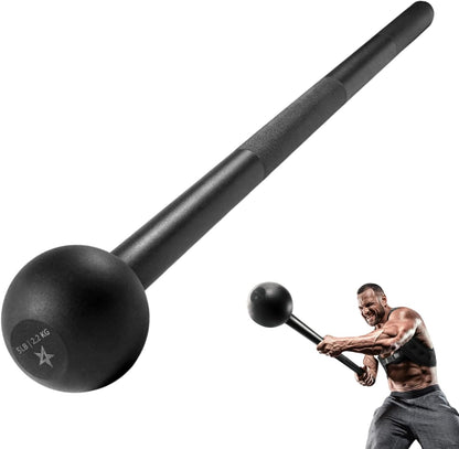 Elevate Your Strength Training with Our Versatile Steel Mace Bell - Perfect for Full Body Workouts, Rehabilitation, and Stretching! Available in 5 to 30 Lbs for All Fitness Levels!