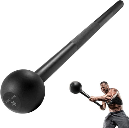 Elevate Your Strength Training with Our Versatile Steel Mace Bell - Perfect for Full Body Workouts, Rehabilitation, and Stretching! Available in 5 to 30 Lbs for All Fitness Levels!